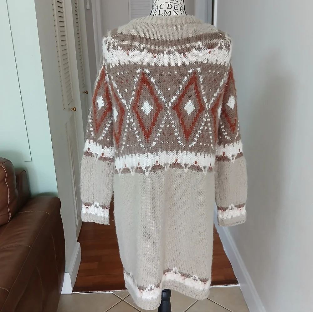 Free People Frosted Fair‎ Isle Cardigan
